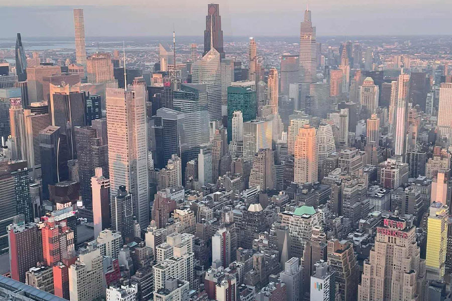 Architecture de l'emblématique Empire State Building