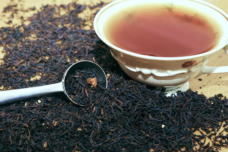 Granuli di tè e infusi alla frutta