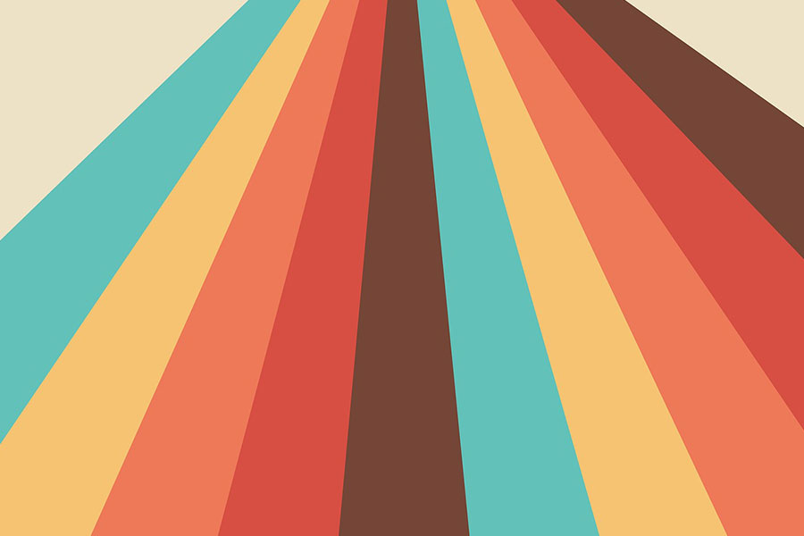 Retro-Linien-Design