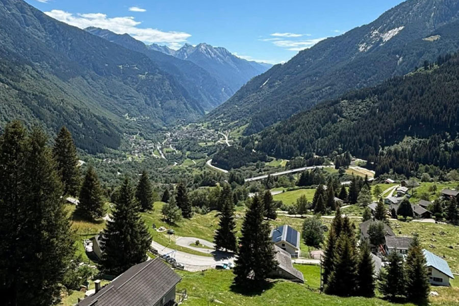 San Bernandino Hochgebirge Schweizer Alpen