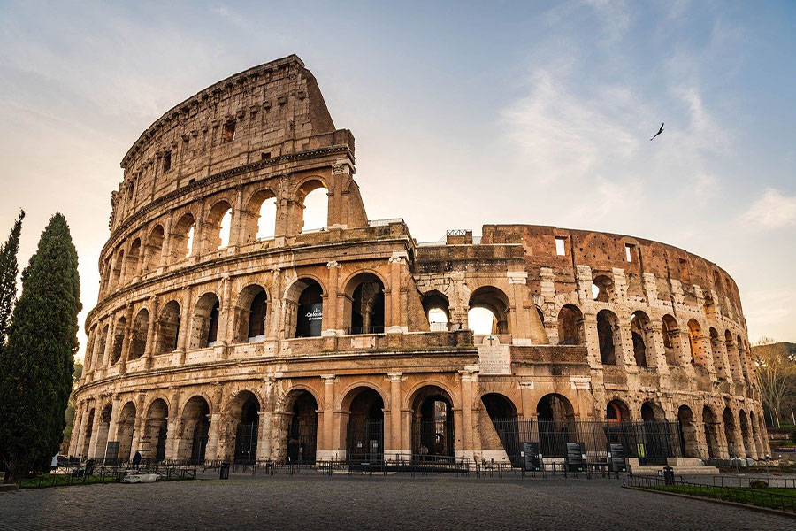 Colosseum Italië Rome geschiedenis architectuur