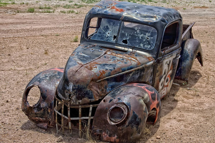 Pick-up rottamati dell'Arizona