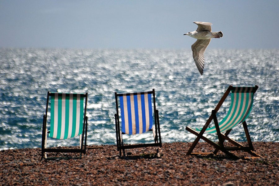 sedie a sdraio da spiaggia