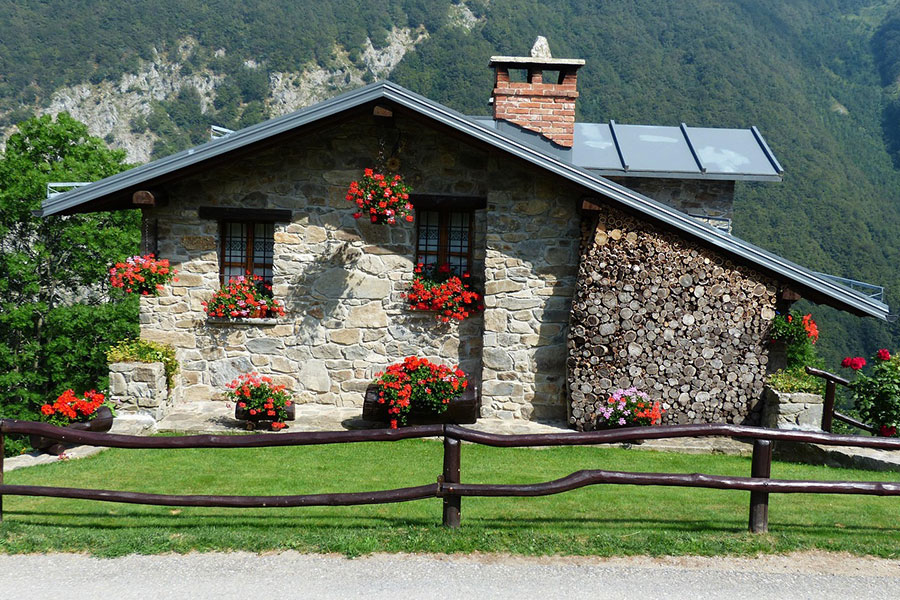 Baita per le vacanze in montagna