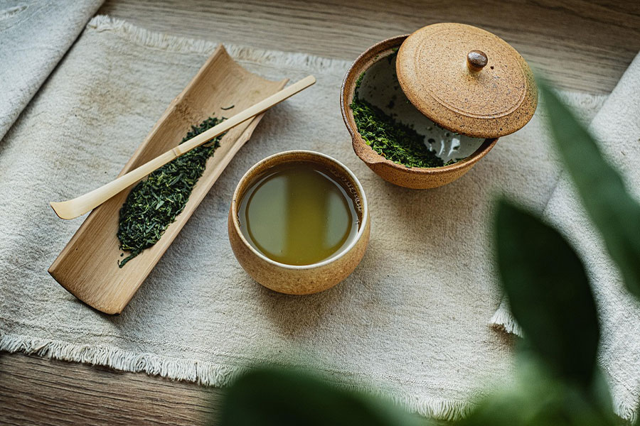 Tè verde biologico