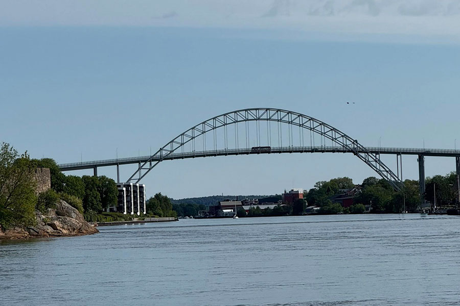 Ponte della città di Fredrikstad, Norvegia