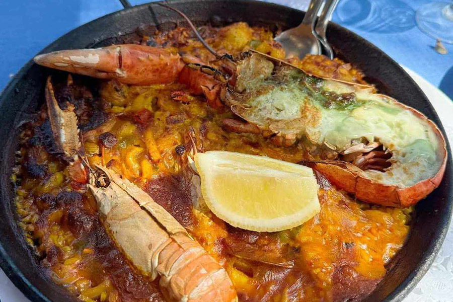 Nourriture de paella