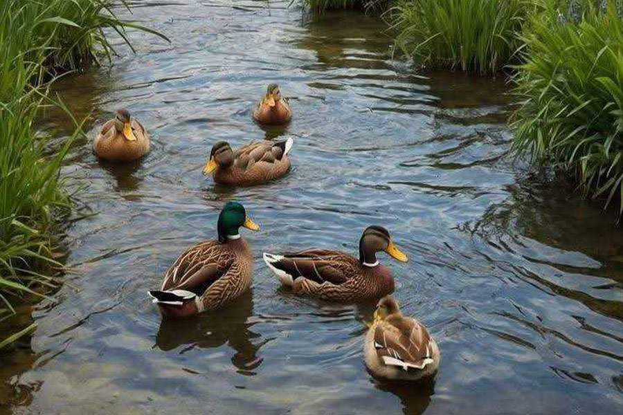 Canards nageurs