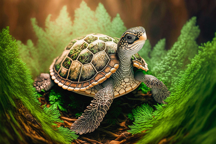 Schildpad dierenbos