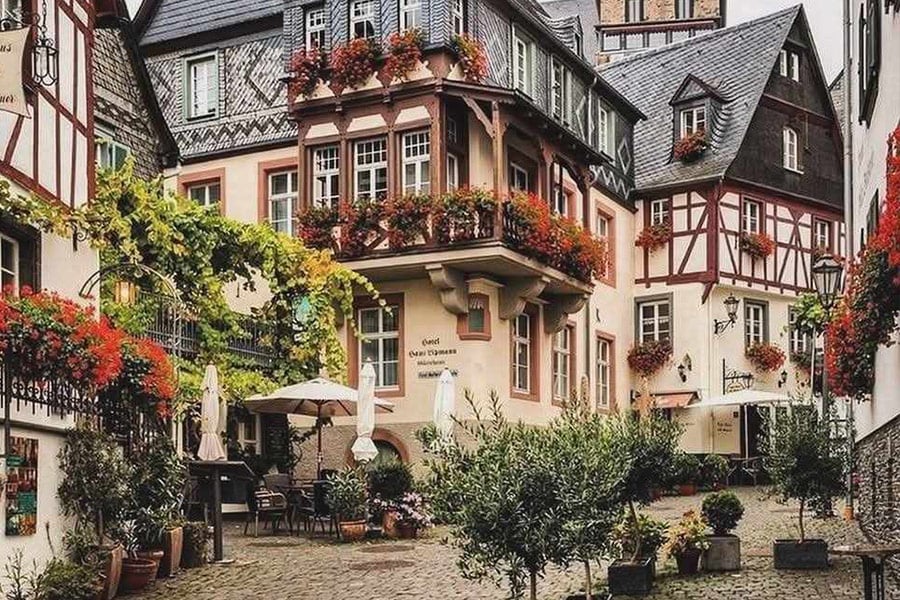 Straat van Beilstein Duitsland