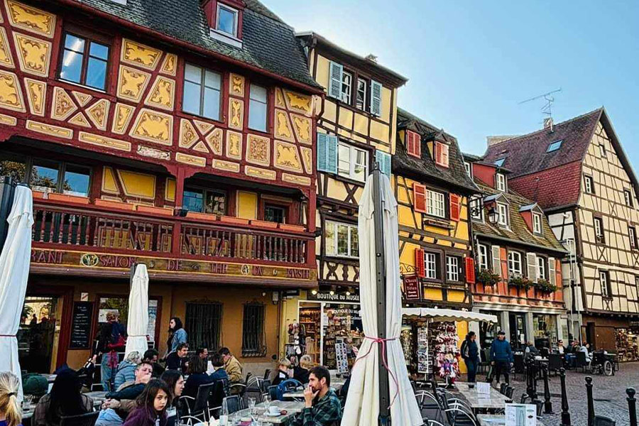La petite venise zabytek historyczny Colmar Francja