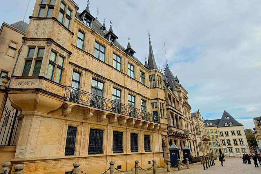Palais Grand Ducal Palace in Luxemburg-Stad