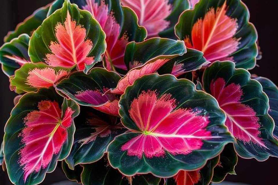 Bemalte Calathea