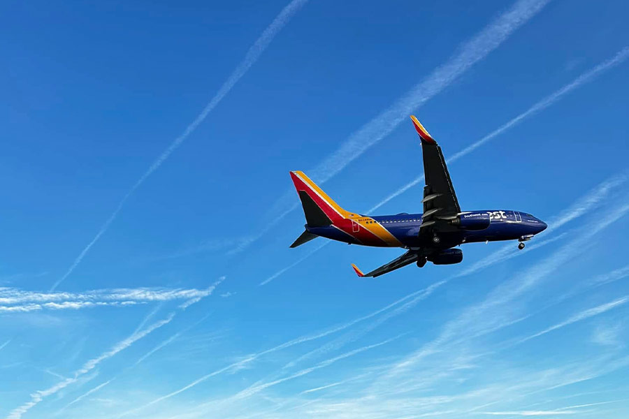 La compagnia aerea Southwest in movimento