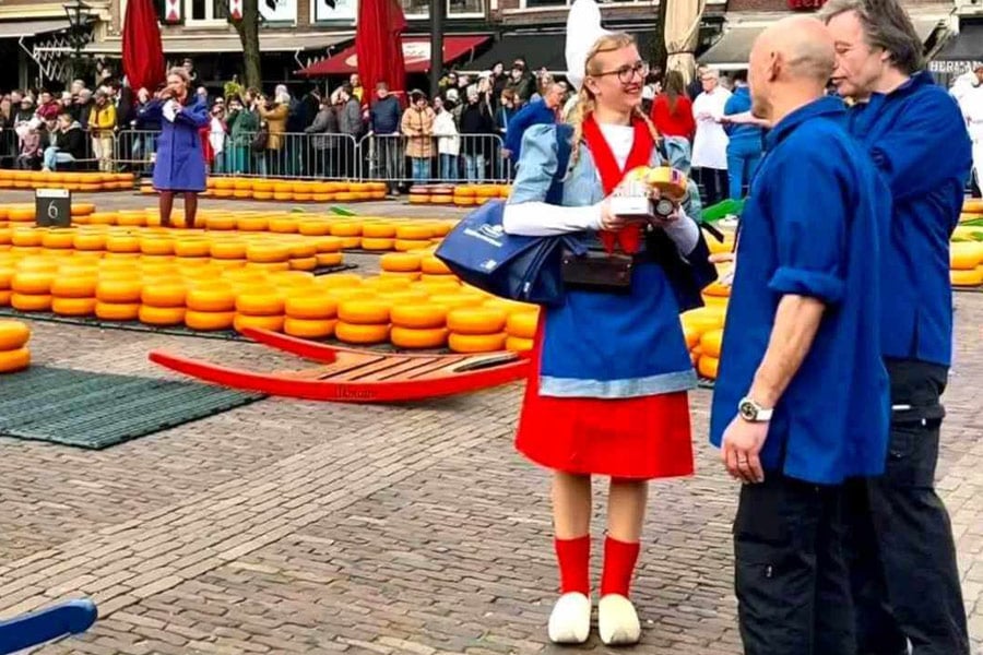 Mercato olandese del formaggio Alkmaar