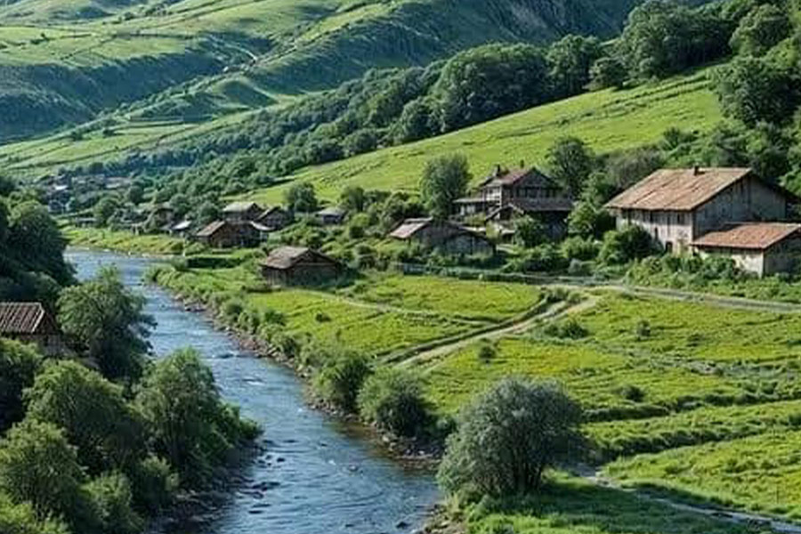 Fiume in montagna
