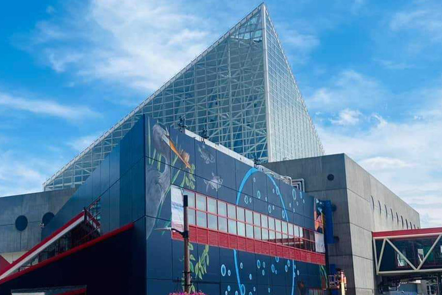 Nationaal aquarium Baltimore architectuur gebouw