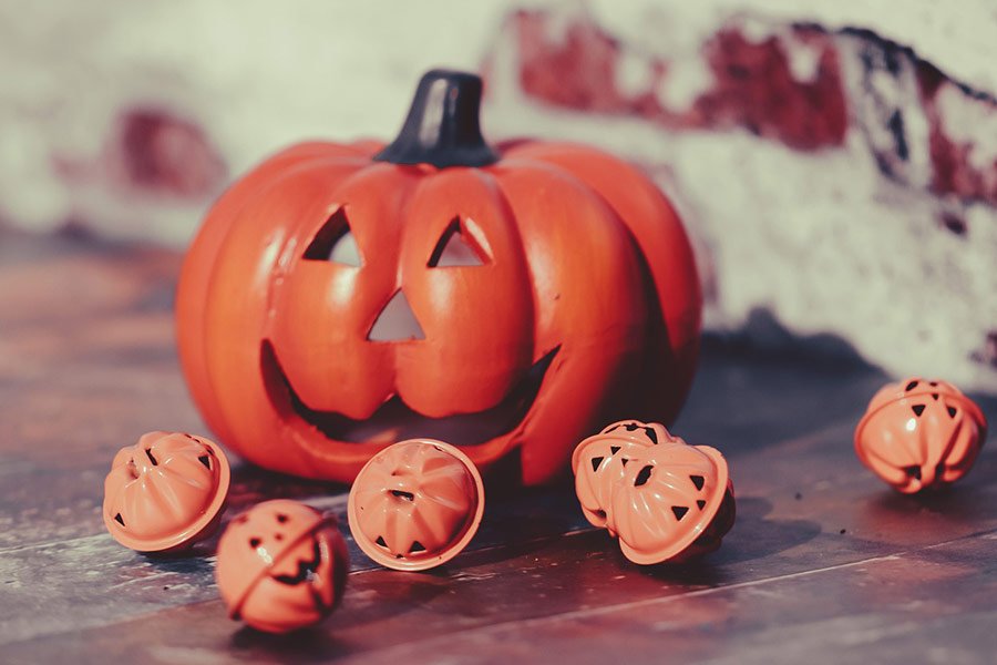 Zucca autunnale di Halloween