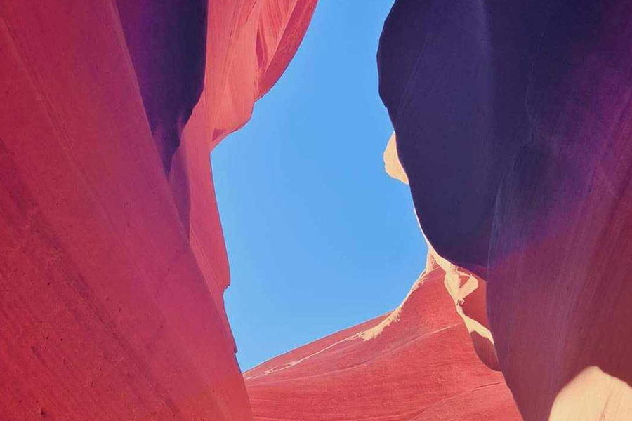Antelope canyon Arizona USA nove