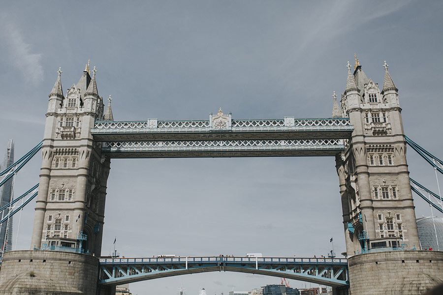 Engeland Londen brug architectuur