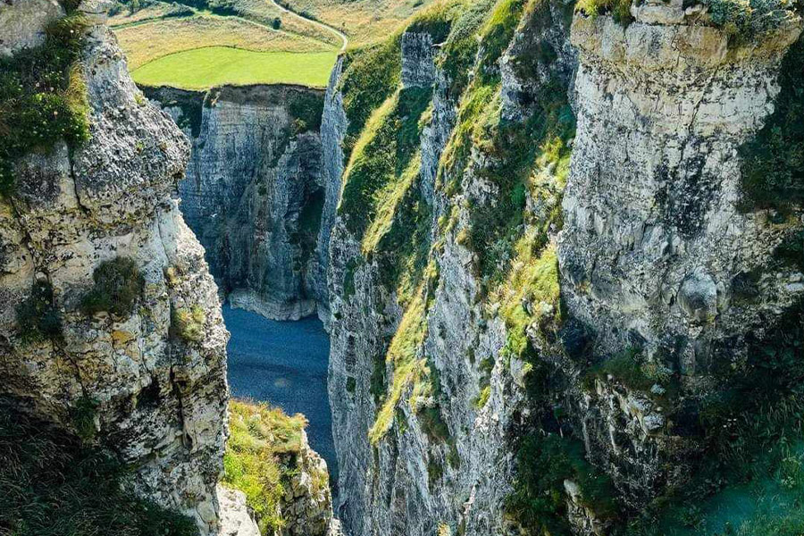 Bellissimo paesaggio natura Francia