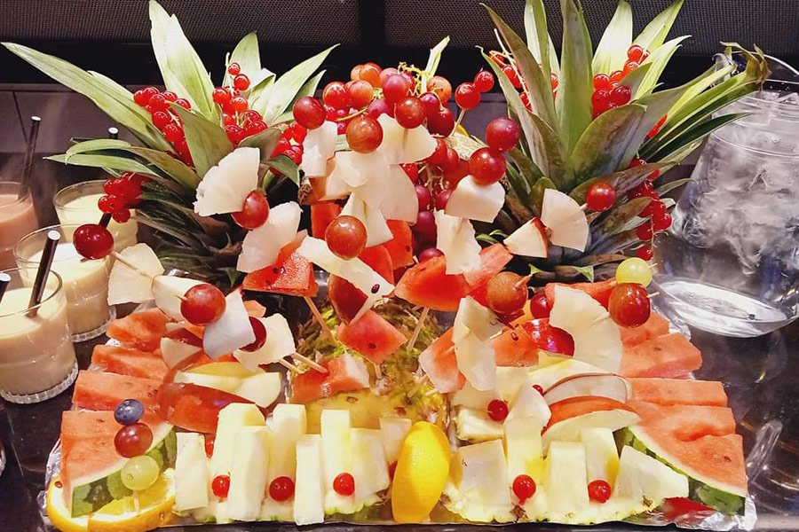 Diversi tipi di frutta