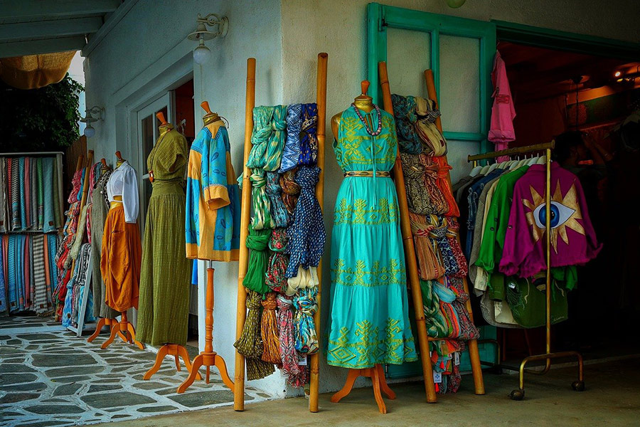 Boutique di abbigliamento di moda