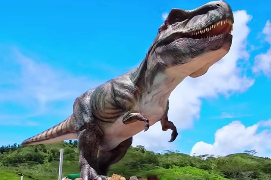 Statua del signor T rex