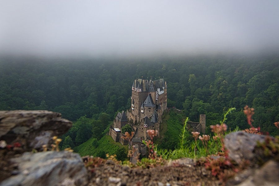Castillo medieval en Alemania