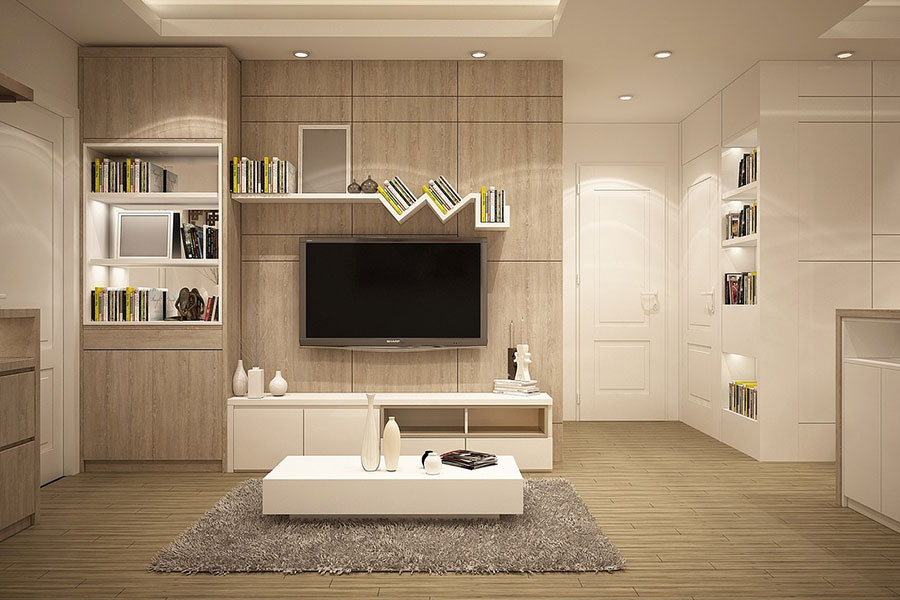 Diseño de interiores minimalista moderno