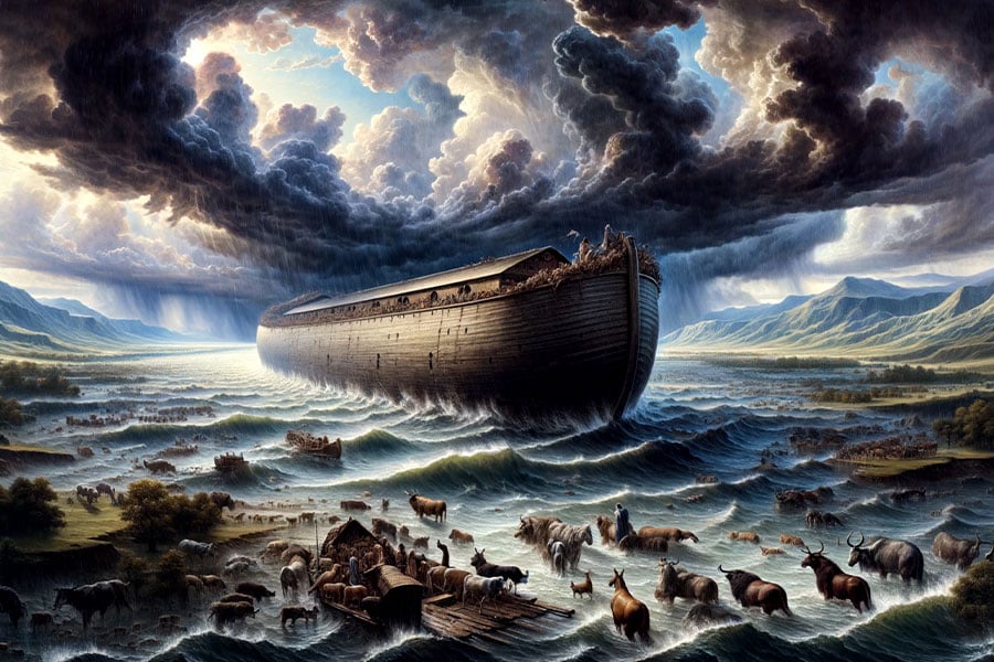 El viaje del arca de Noé