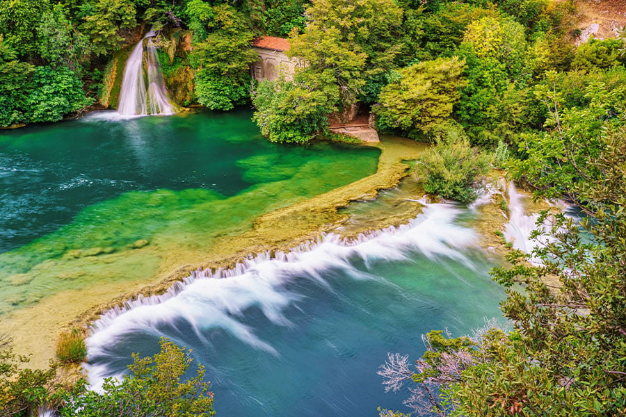 cascada del río Krka