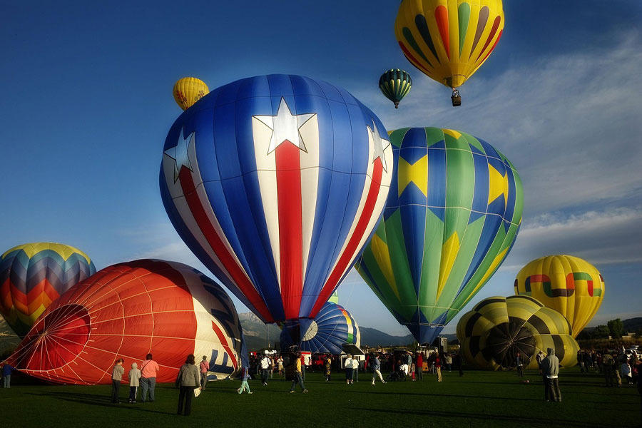 Festival de globos aerostáticos: un evento colorido