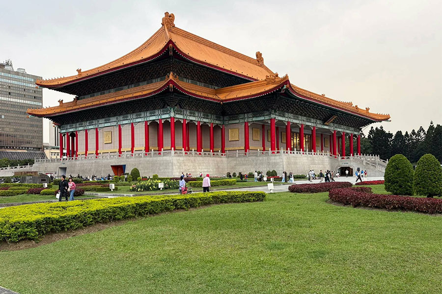 Edificio arquitectónico de la sala nacional de conciertos de Taiwán