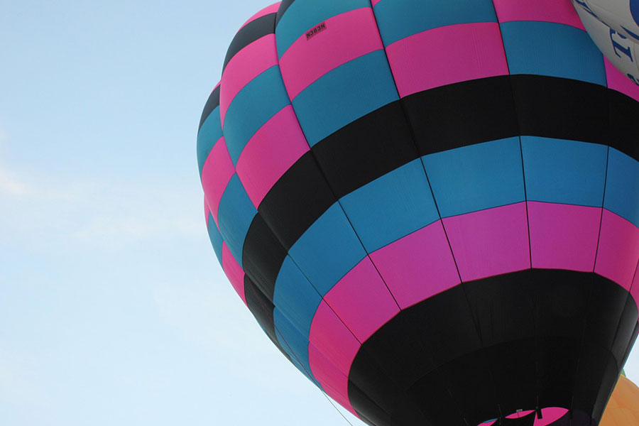 Globo aerostático con diseño distintivo