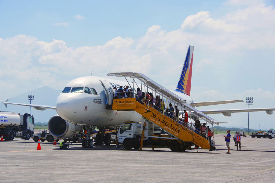 Avión de Philippine Airlines en NAIA