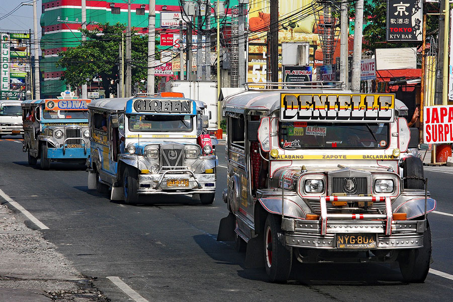 Transporte en jeepney en Filipinas