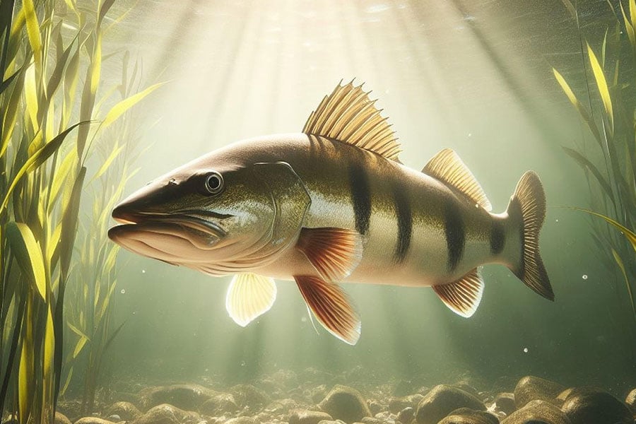 Zander fish pike perch