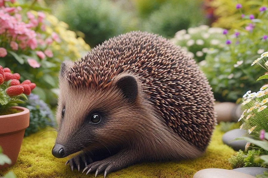 Animal que tiene la capacidad de acurrucarse.