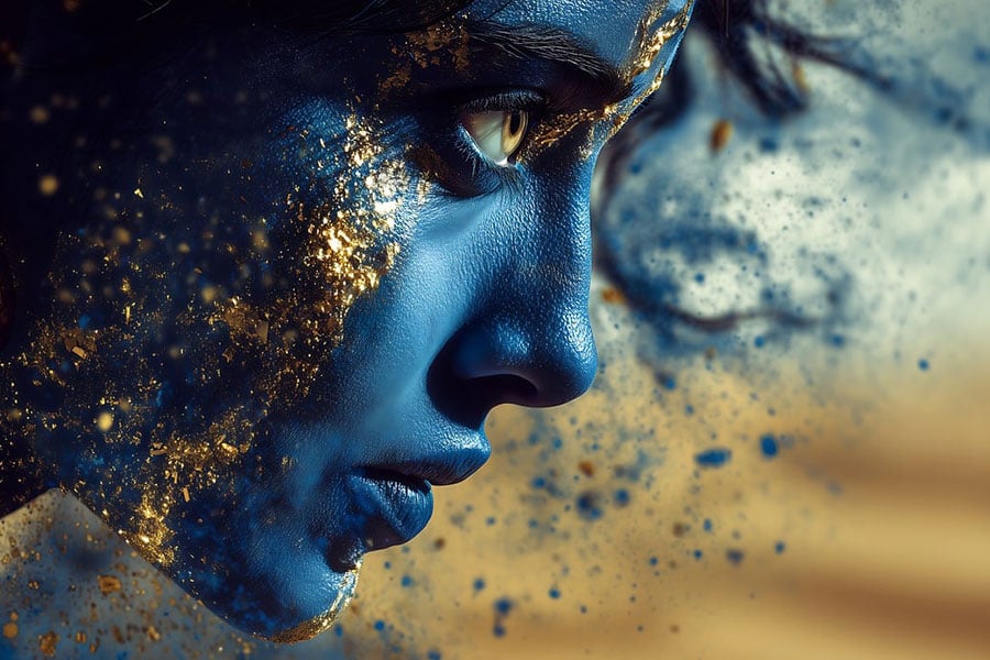 Gold woman genie magic