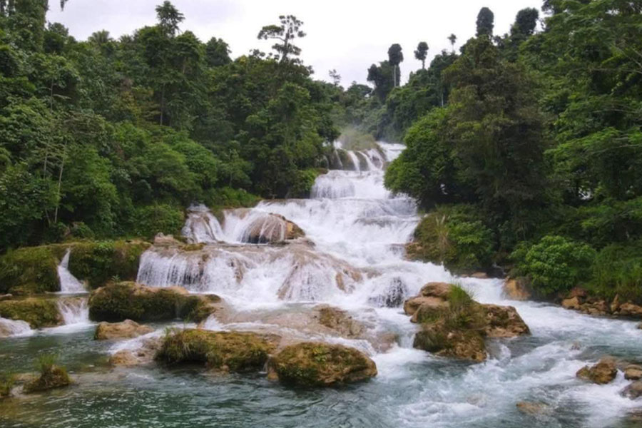 Aliwagwag waterfalls Cateel Davao Oriental Philippines