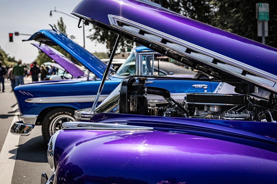 Vintage classic cars show