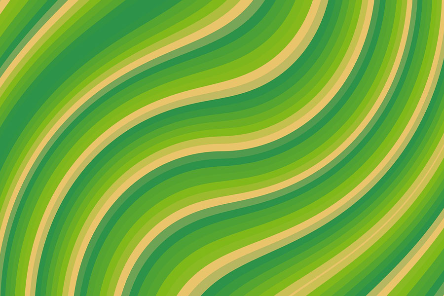 Green gold swirl