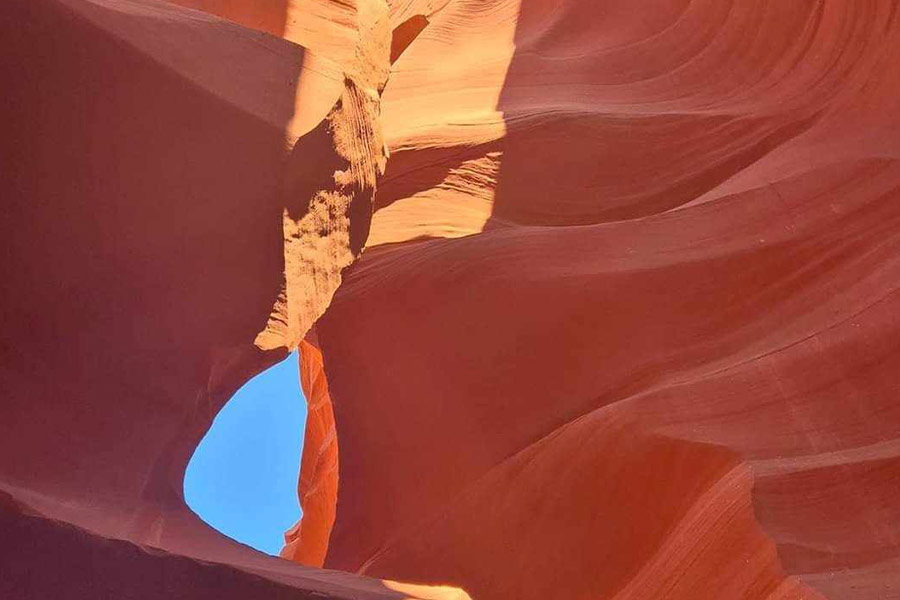 Antelope canyon Arizona USA three