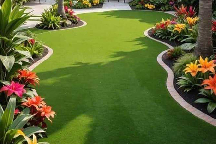 Tropical house garden