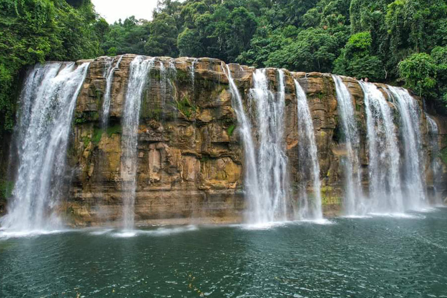 Tinuy an falls wonders of Surigao Philippines
