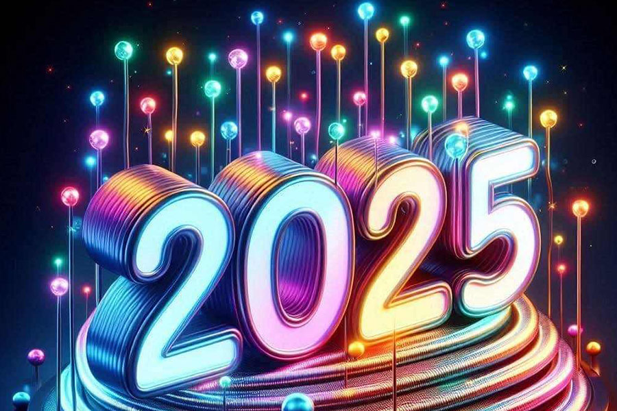 Año 2025 muy colorido