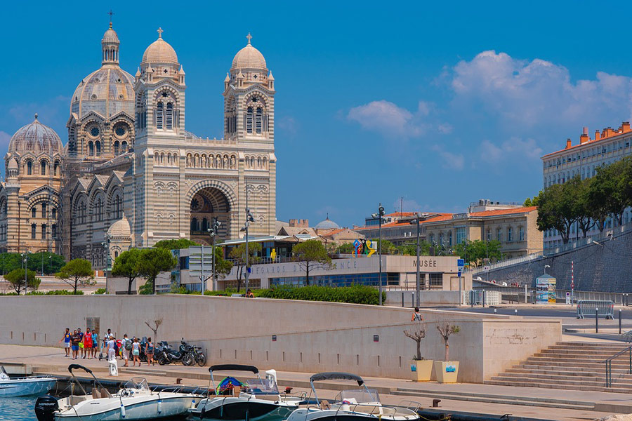 Marseille kerk kathedraal