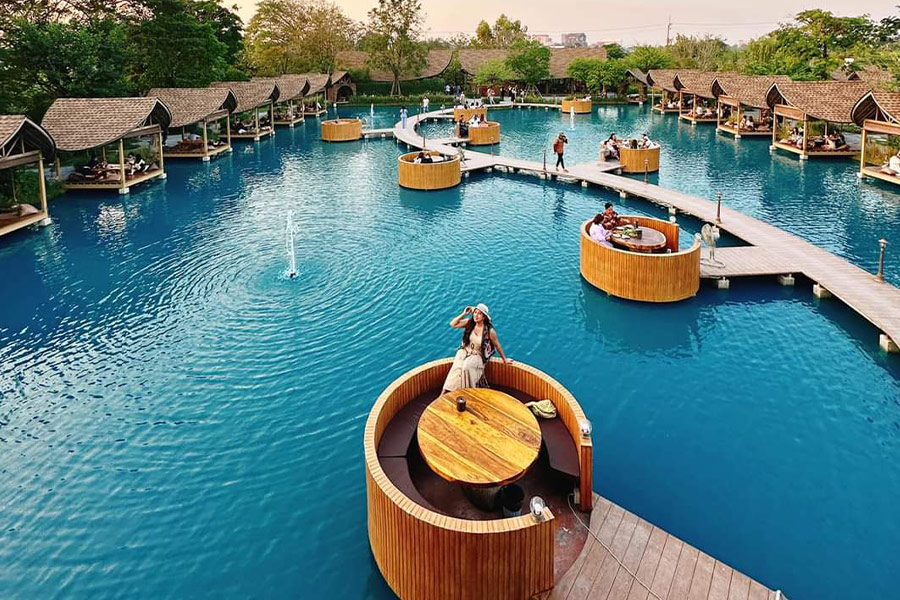 Thailand Blase im Wald