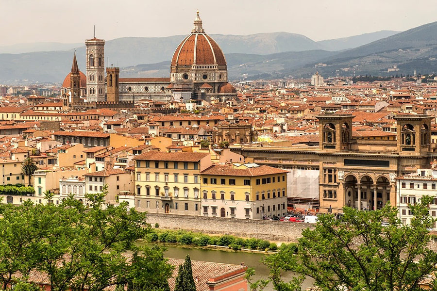Kathedraal kerkkoepelgebouwen
